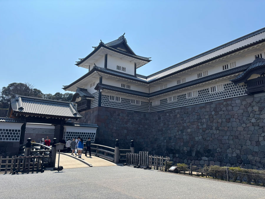 Kanazawa Castle next to Kenrokuen, former center of samurai power